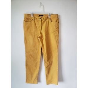 Lands' End Corduroy Yellow Pants